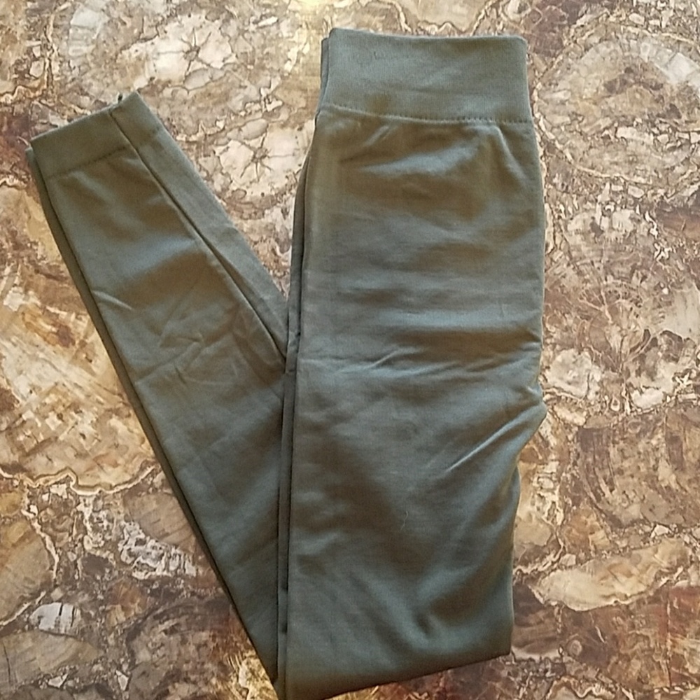 Olive Green Leggings
